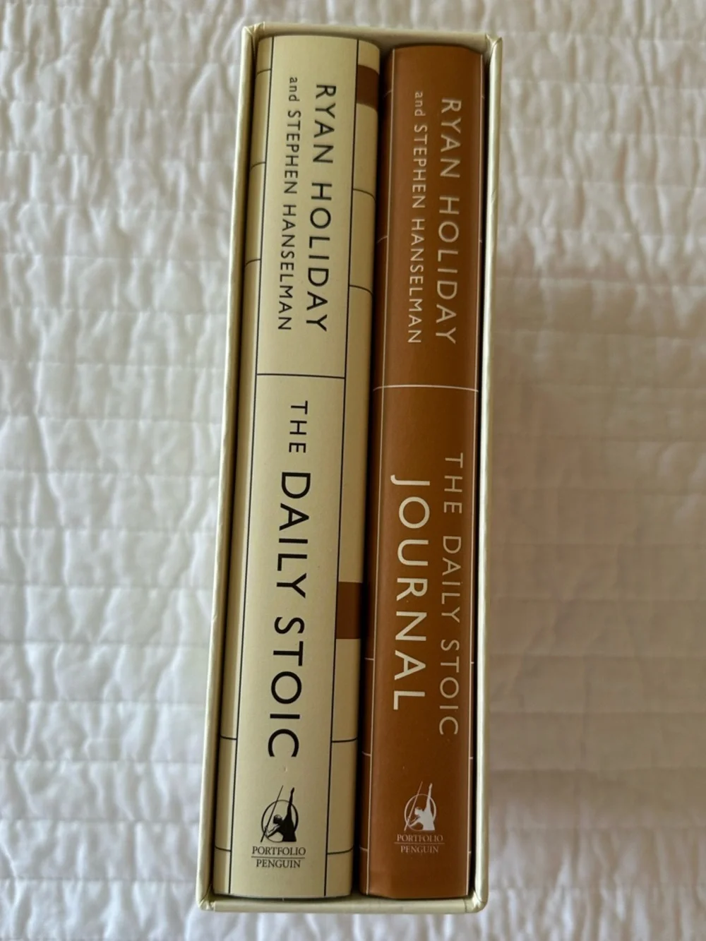 The Daily Stoic Boxed Hardcover Set NEW Ryan Holiday Journal + Book Giftable Set